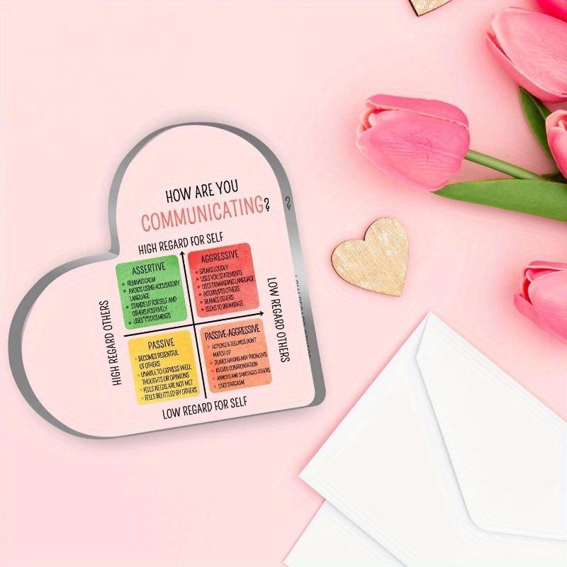 Healthy Coping Skills Heart - Anxiety Therapy Gift for Counselors & Students