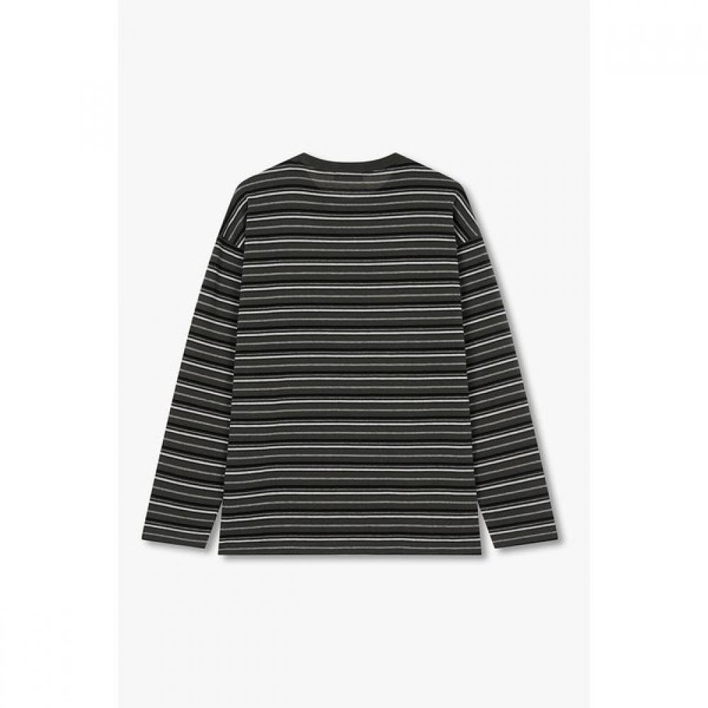 STudio Tomboy Women MulTi STripe Round Neck Long Sleeve T shirT 9176322980a