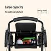 Fushide Foldable Rollator Walker with Seat