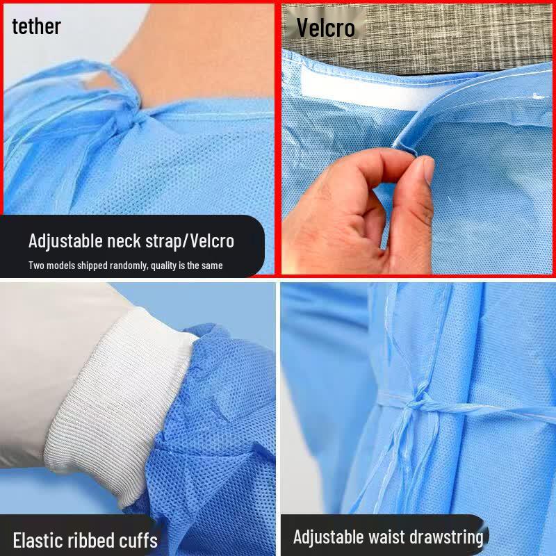 Masfu Unisex Disposable SMS Protective Isolation Suit