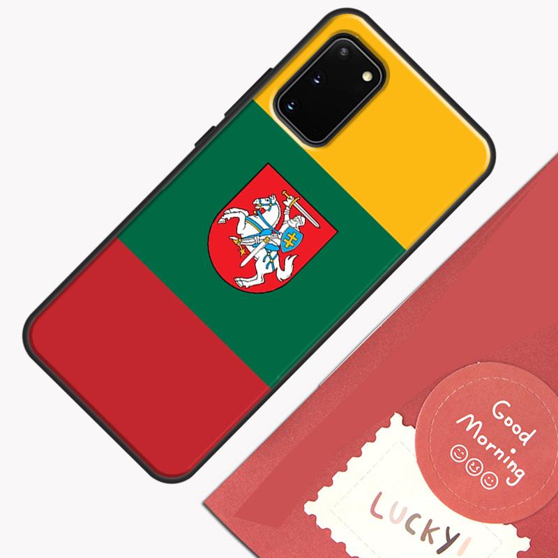 Fashion Lithuania Flag Phone Case For Samsung Galaxy S24 S26 Ultra S20 S21 S22 S23 S25 Plus S10 S25 FE Cover Shell