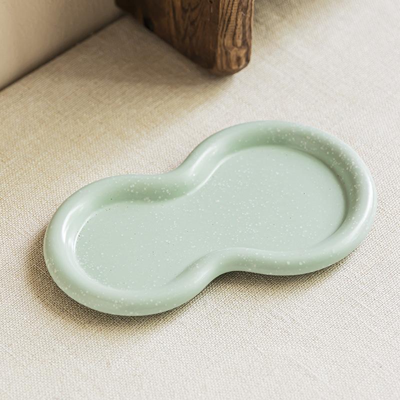Niche Special-Shaped Plate, Cream Wind Plate, Tableware, Ceramic Plate, Household Plate, Special Dish Plate, Dessert Plate