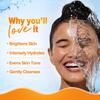 Aqualogica Glow+ Smoothie Face Wash 100ml Pack of 1 For Tan Removal Glowing Skin Men Women