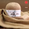 Hand-Knitted Medium-Thick Pure Cashmere Yarn Ball for DIY Projects - Perfect for Scarves and Gifts