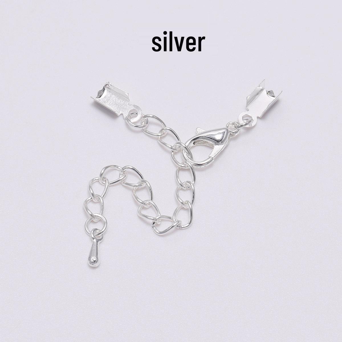 

Металлическая удлинительная цепочка с застежкой-лобстером в форме капли для изготовления украшений своими руками и регулировки кожаного шнура 3mm [10 pieces/bag]