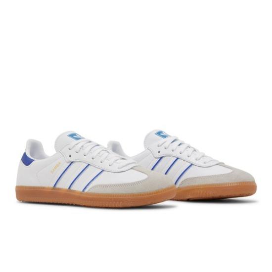 

adidas Samba White Lucid Blue Men s IG2339 EU 36.5 синій/білий