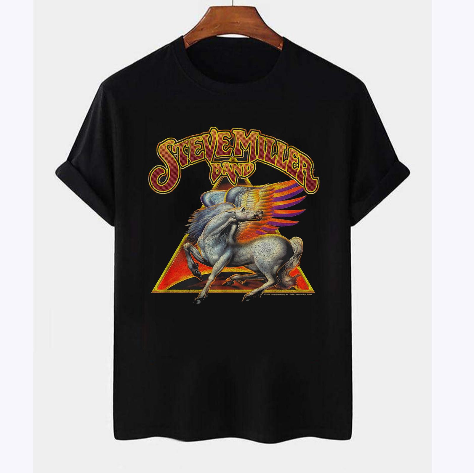 Steve Miller Band Unisex T Shirt Full Size S-5XL S разноцветный