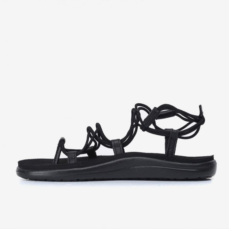 Teva Comfortable CuShion Lace Up Women S SandalS Voya Infinity Stvf2319622 Blk