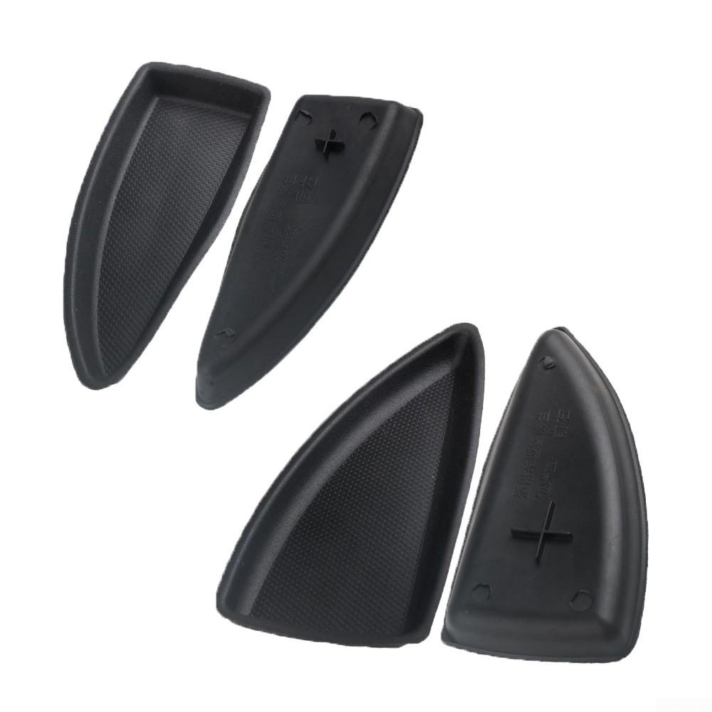 Front Vänster/höger Dörromkopplare Bezel Cap Fram/bak Svart