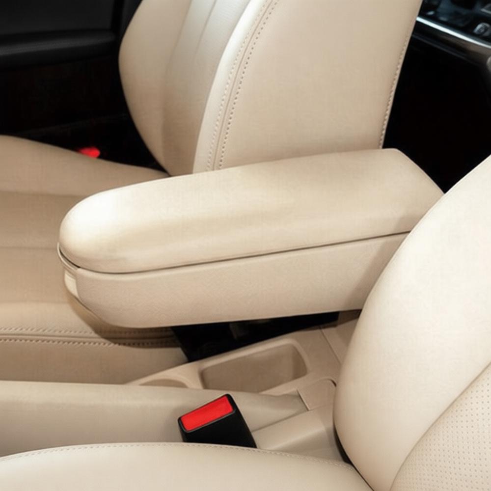 Interior Leather Center Console Armrest Lid Pad For VW Jetta Golf 4 Passat B5 1998 2005 Storage Box Replacement Accessory