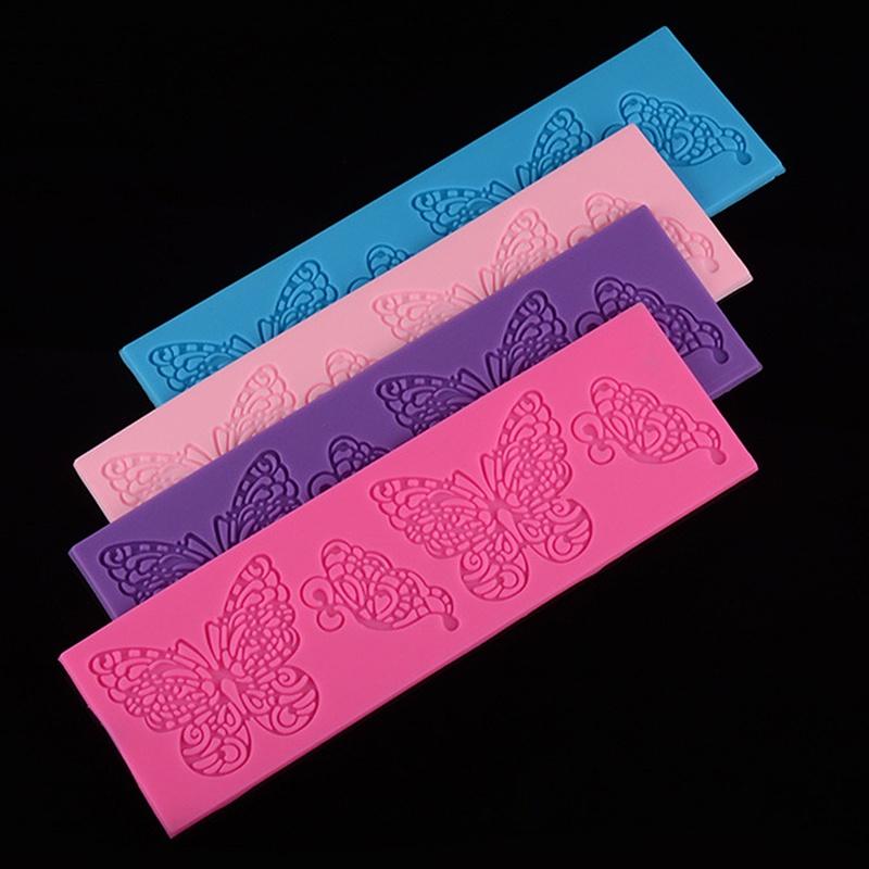 Silicone 3D Butterfly Fondant Mat Cake Mould Baking Mold Chocolate DIY Craft Tools