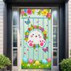 Holiday Banner Spring Theme Easter Egg Banner Easter Bunny Banner Colorful Bunny Theme For Spring Party Family Gathering