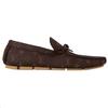 Driver Cow Leather Casual Shoes Men's Brown 1AD691