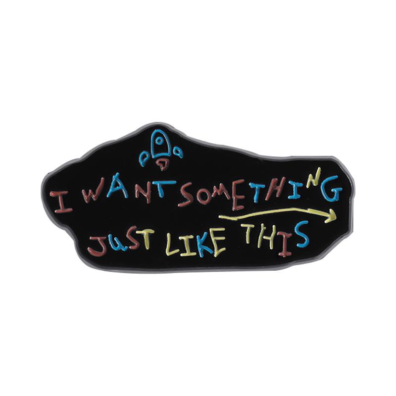 A HEAD FULL OF DREAMS Enamel Pins Custom LIGHTS GUIDE YOU Brooches Lapel Badges Clothes Funny Jewelry Gift for Friends