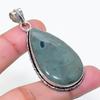 Natural Imperial Jasper Gemstone 925 Sterling Silver Jewelry Pendant 2.21" AP-15082