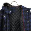 Tommy Hilfiger Overall Handle Long Sleeve Fake Fur Batting Jacket S Blue Women Used