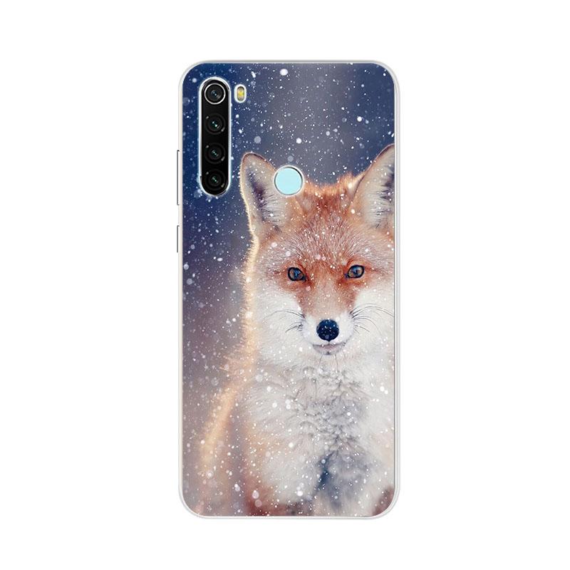 Phone Case For Xiaomi Redmi 9 8 8A 7 9A 9C 7a 9T Note10 5G Note 9 8T 7 Pro 9s Animal Raccoon Fox Silicone TPU Soft Back Cover