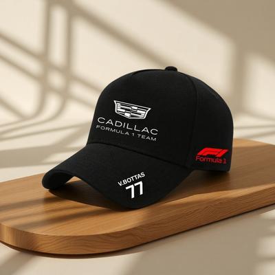 Cadillac F1 Team Formula Racing Anknäbbshatt, Fläktshatt, Solskyddande Basebollhatt för Utomhussporter