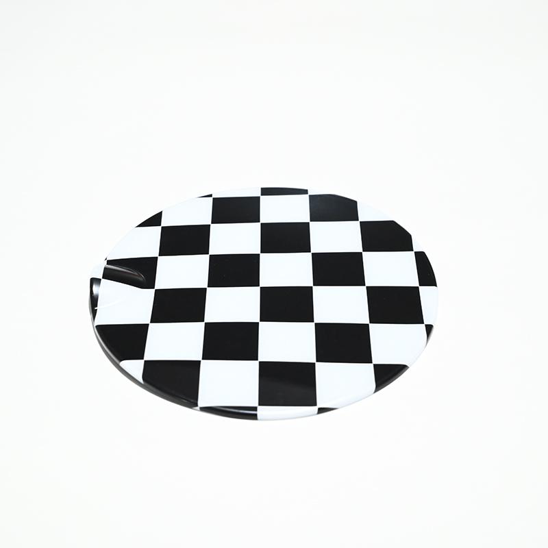 QXSC6 Brand New Plastic Gery Jack Car Fuel Tank Cap Cover Sticker For BMW Mini Cooper S JCW F55 1.5T Car-Styling Exterior Decoration