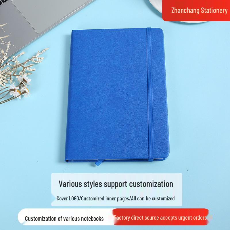 Anpassbares Notizbuch mit Kreuzgurt für Büronotizen und Planer - Logoaufdruck möglich