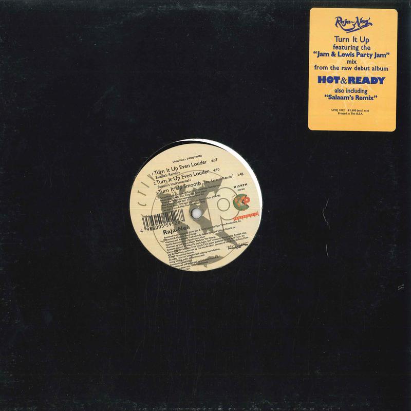 12inch Record RAJA-NEE - Turn It Up UM3J1012 PERSPECTIVE 1994 Japan Rap & Hip-Hop/R&B Used