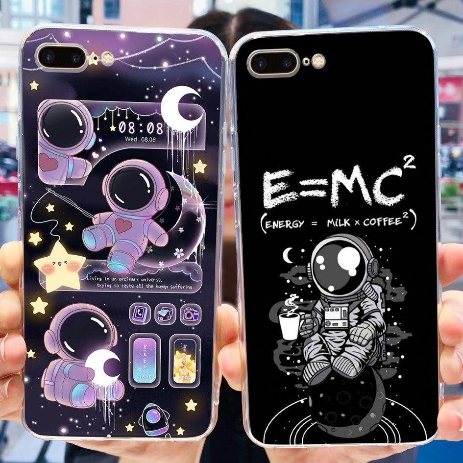 Case For Apple iPhone 7 8 Plus Cover Cute Butterfly Flower Silicone Soft Funda Protector Coque For iPhone 7 8 7plus 8plus Bumper
