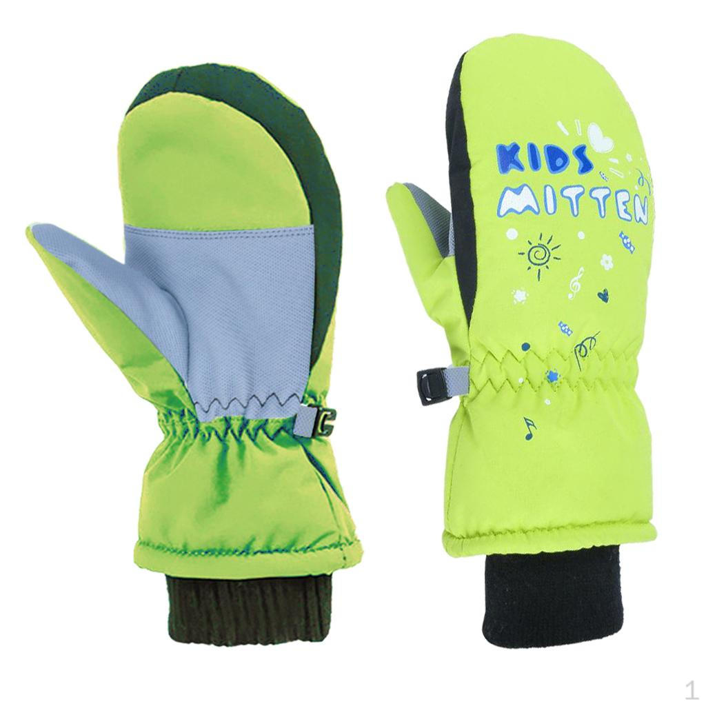 Children Outdoor Winter Waterproof Gloves Snowboard Warm Windproof for