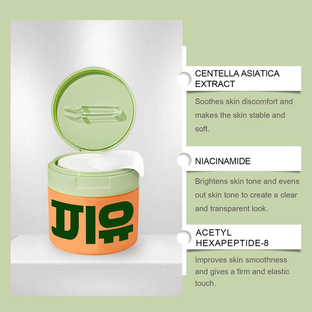 Hydratační vatové tamponky s Centella Asiatica: Výživná a hydratační denní péče pro sjednocený tón pleti a zjemnění pleti obličeje.