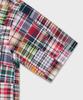 AMFEAST Archive Piece Open Collar Shirt Red Patchwork