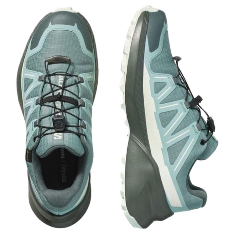 Salomon Speedcross Peak GORE-TEX Comfortable Running Shoes Women sneaker Light-Blue 479745