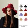 1pc Male/Female Halloween Vintage Wool Knit Hat Women's Witch Hat Dress Up Party Masquerade Hat Holiday Decoration Accessories