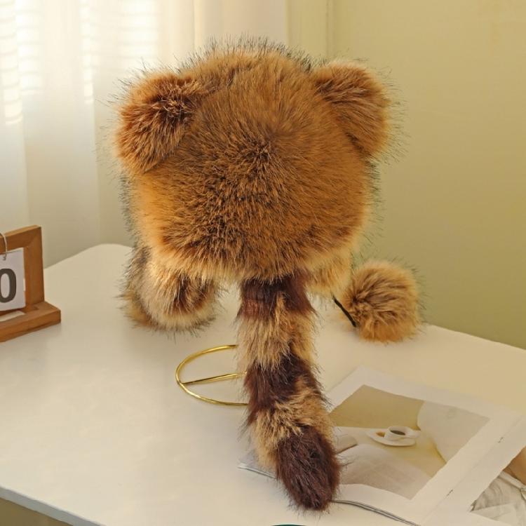 Chapéu de Pelúcia à Prova de Vento Chapéu Mongol para Fotografia de Pais e Filhos Uso Diário