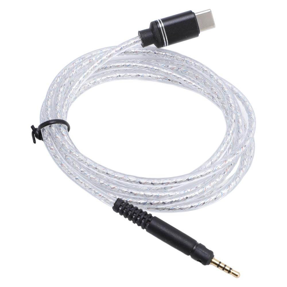 Flexible USB C to 2.5mm Headphone Cable for M30X M40X M50X for HD598 599 HD558 Wired Headphones