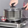 BORREY2.5LSoup Pot Milk Pan Steamer Thickened Metal Pot Universal Cooking Pots For Induction Cooker Gas Stove Steam Pot Cookware
