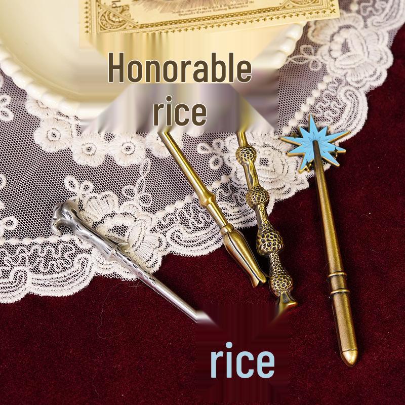 Luminous Harry Potter Wand Fridge Magnet: Malfoy, Voldemort, Dumbledore, Luna