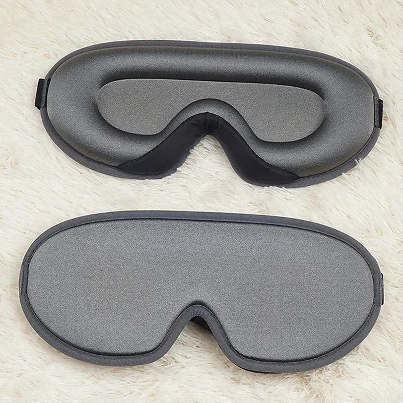 Durable And Safe 3D Eye Mask Bluetooth Music Play Sleeping Headphones With Built-In Hd Speaker Mask For Sleep Headphones Wireless Air Travel 5.0
