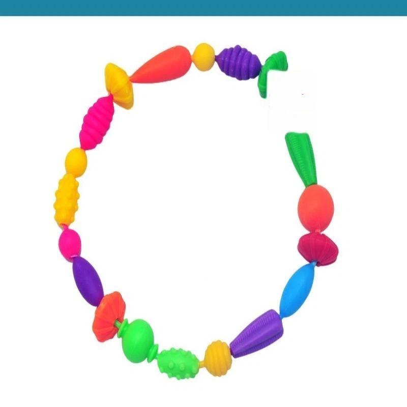Children's DIY Bead Jewelry Making Kit Beginner Friendly Craft Set for Girls Make Necklace Bracelet Ring Art Craft Gift