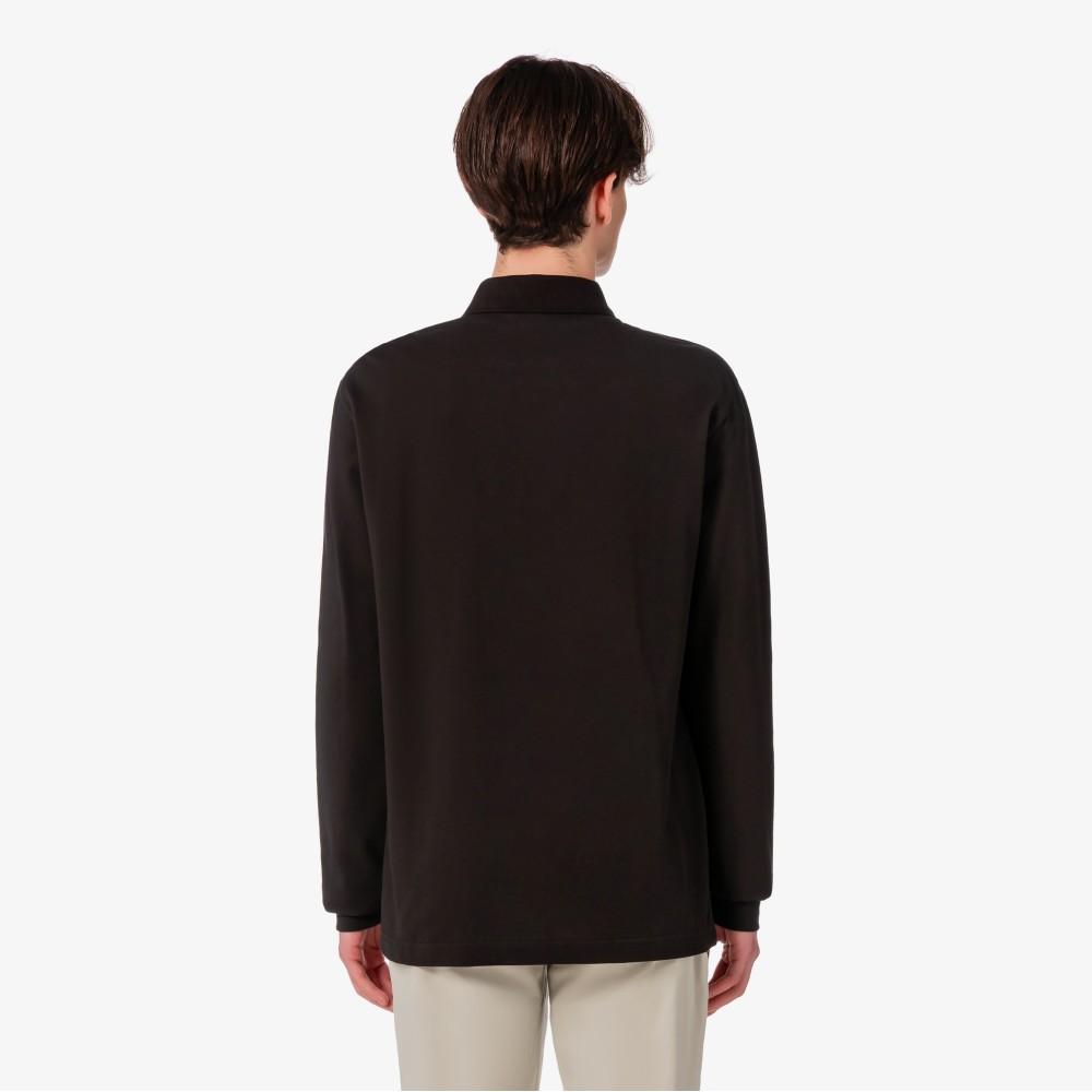 Lacoste Men's French Regular Fit Basic Long Sleeve Polo Shirt PH732E-56GSKB