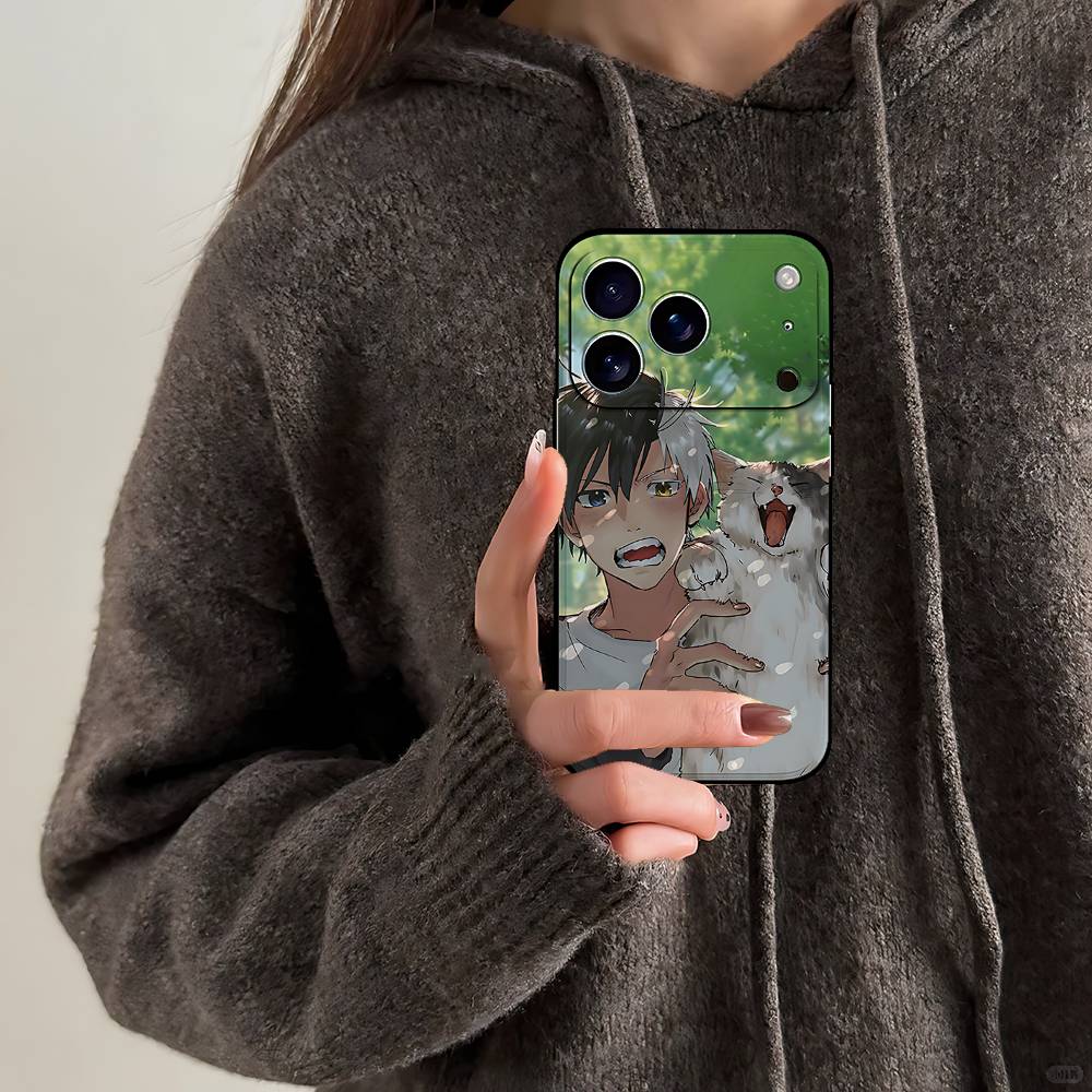 S-Sakuras H-Harukas Handyhülle Schwarz Passend für IPhone 17,16,15,11,13,14 Pro Max,Plus,X,Xr,Xs Max,13Mini