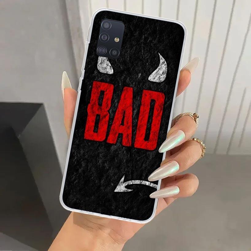 Devil Bad Boy Anime Phone Case for Samsung Galaxy A52 A32 A22 A12 A02S A50S A30S A10S Note 20 Ultra 10 Plus S10 A31 A20 A71 A72