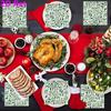 20pcs Disposable Napkins with Christmas Fruit Pattern Print for Wedding,Parties,and Daily Use for Thanksgiving Fall Christmas Table Decoration