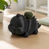 Dinosaur Succulents Planter 3D Printed Shaped Pot, Cute for Small Cactus Pot Mini Plants, Decorative Desktop Flower Unique Gardening Gift