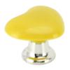 Heart Shaped Toilet Tank Button Plastic Nail Friendly Toilet Push Button Press Tool Yellow