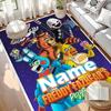 Custom Name Personalized Five Nights At Freddy's Print Carpet, Versatile Home Decor Rug, for Playroom, Apartment, Balcony, Entryway, Hallway Gift
