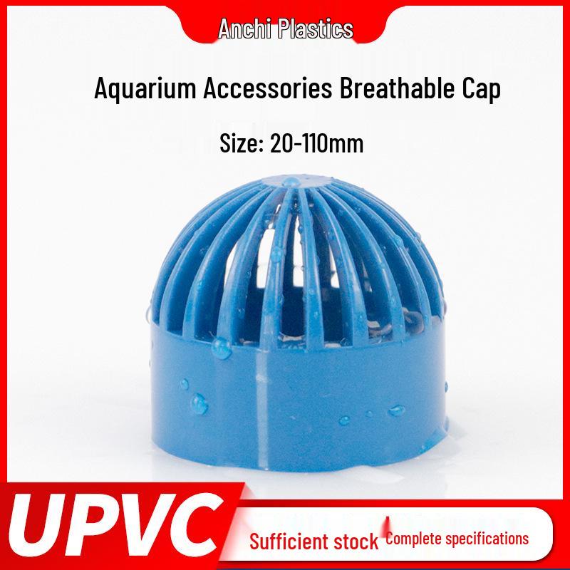 Breathable PVC Fish Tank Overflow Cap - Permeable Filter Mesh for Seafood Pools and Water Tanks