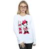 Disney Womens/Ladies Minnie Mouse Giggling Sweatshirt
