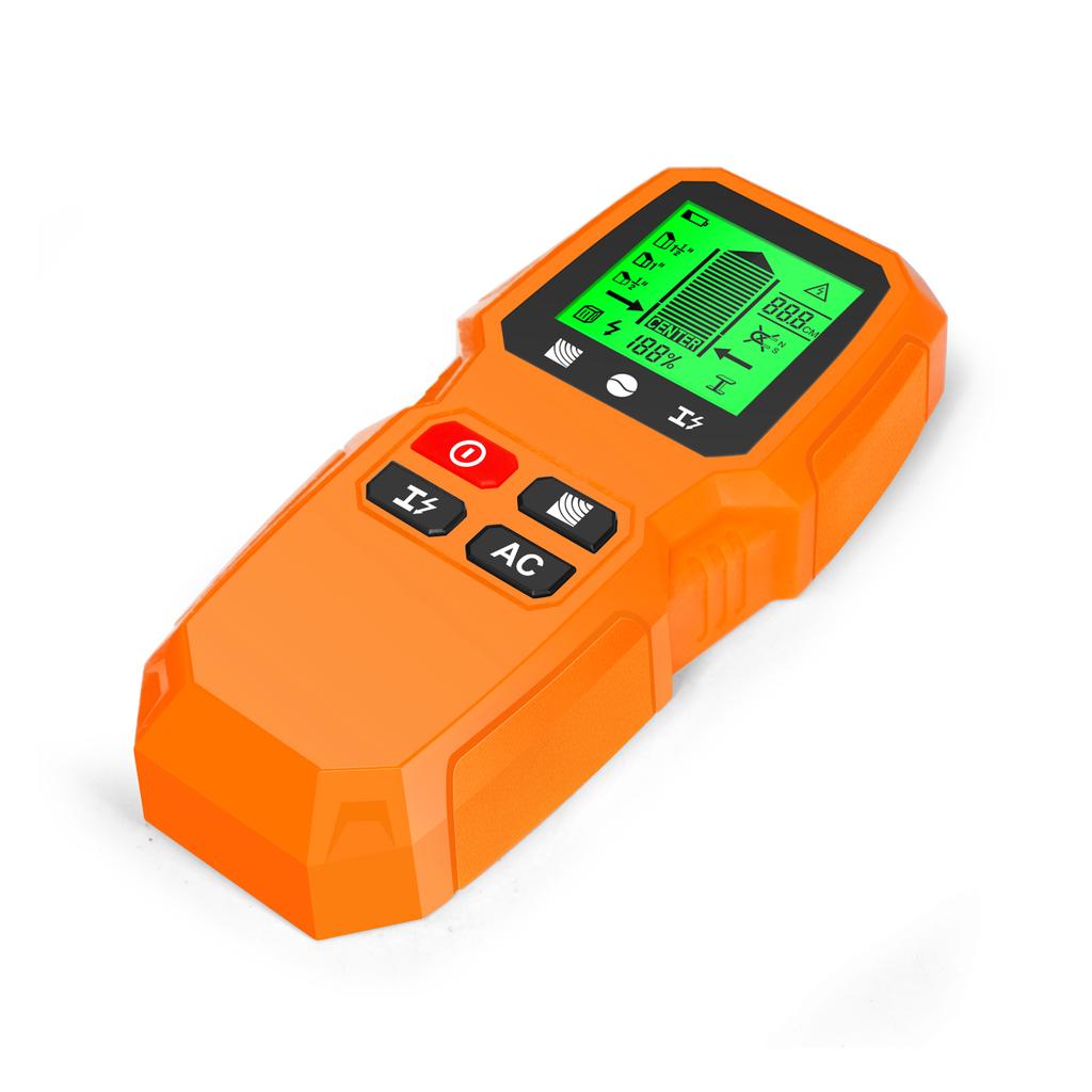 HW-QB6 Wall Stud Finder Sensor Wall Scanner 5 in 1 LCD Electronic Detector Edge Center Wood Current Metal Live Wires Detection