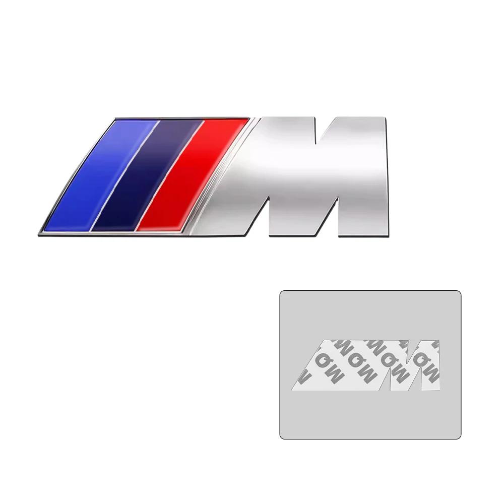 3D Metal Car Badge Body Trunk Decor Sticker Auto Modification Accessorie For M BMW Power E90 E92 E93 F20 F21 F30 F31 F32 E60 E39 jbzh05