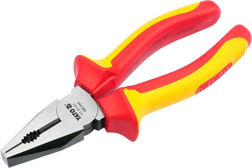 UNIVERSAL PLIERS 160MM VDE / YT-21151 / YATO