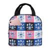 Kawaii Beta Sigma Phi Fraternity Pencil Case for Girls Boys 1914 Checkered Plaid Large Capacity Pen Box Bag Stationery